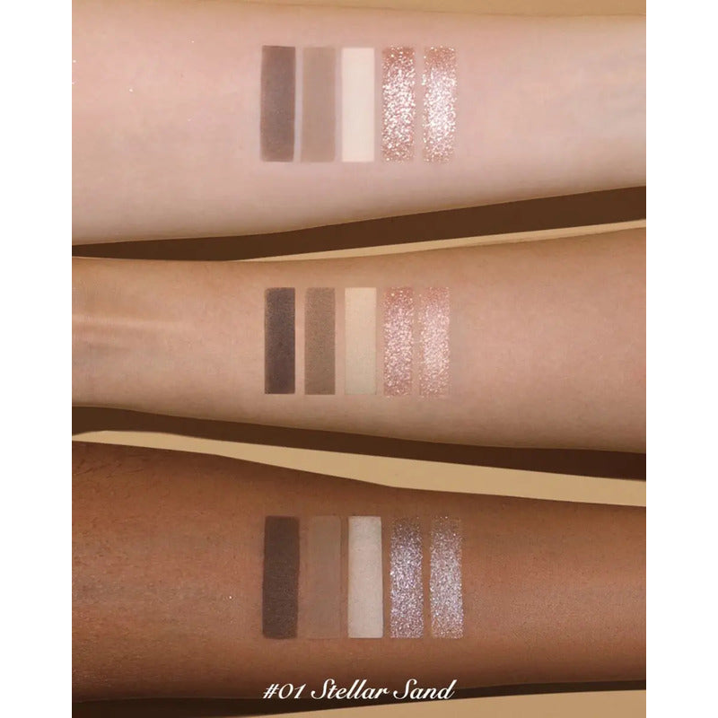 Paleta De Sombras 5 Tonos Flower Knows Nude Original Kawaii