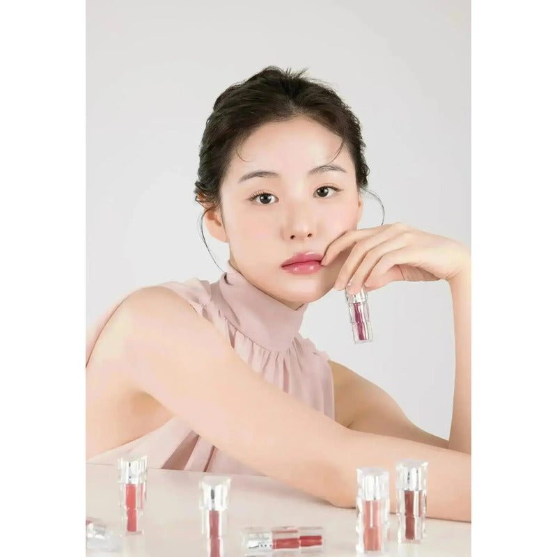 Set Maquillaje Labios Tirtir Tinta+ Gloss Coreano Glinty 2pz