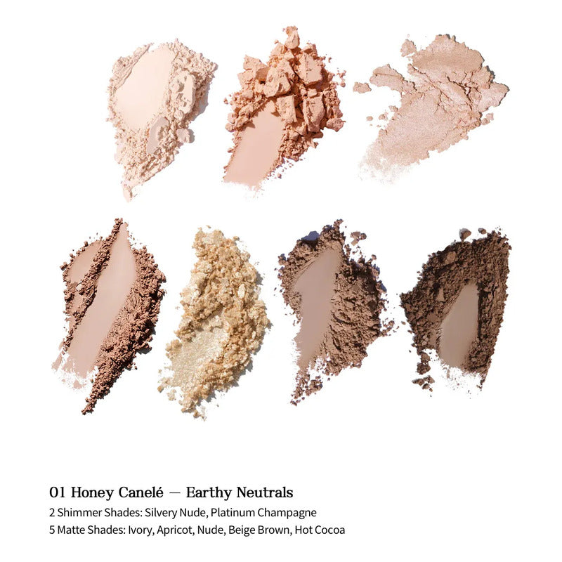 Flower Knows Sombras Ojos Original 7 Tonos Multiusos 24hrs 01 Honey Canele