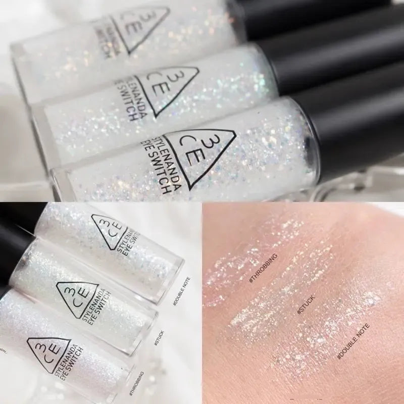 Maquillaje Coreano Glitter Para Ojos Delineador Original