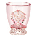 Vaso Cosmetiquero Flower Knows Aniversario Original Limitada Rosa Con Base Rosada Metálica