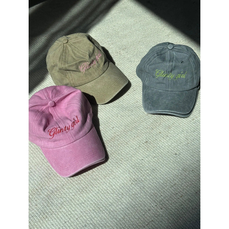 Set Lip Oil Glossy + Gorra Tejida Algodón Glinty Girl Club Rosa Unitalla
