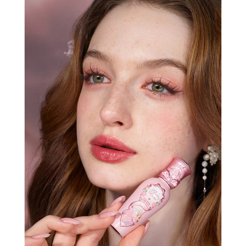 Set Flower Knows Original Kit Maquillaje Asiático Rosa 4 Pzs