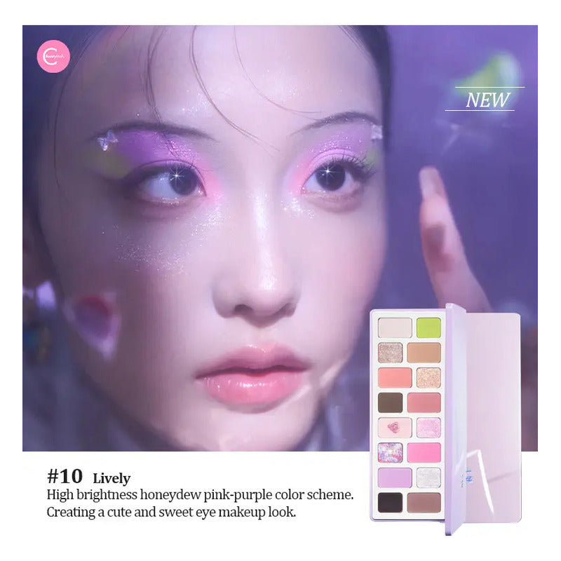 Sombras De Ojos 16 Tonos Edición Limitada Futuristica