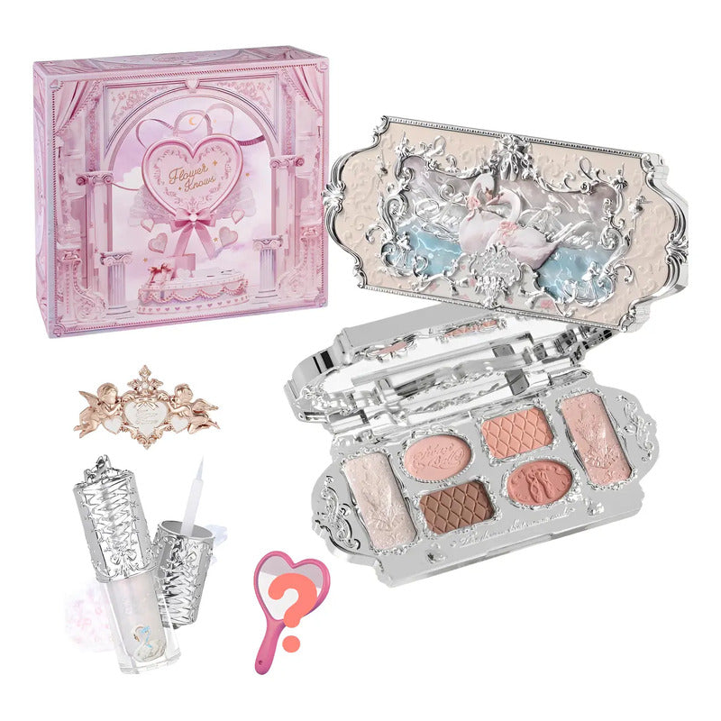 Set Flower Knows Original Kit Maquillaje Douyin Básico 4 Pzs