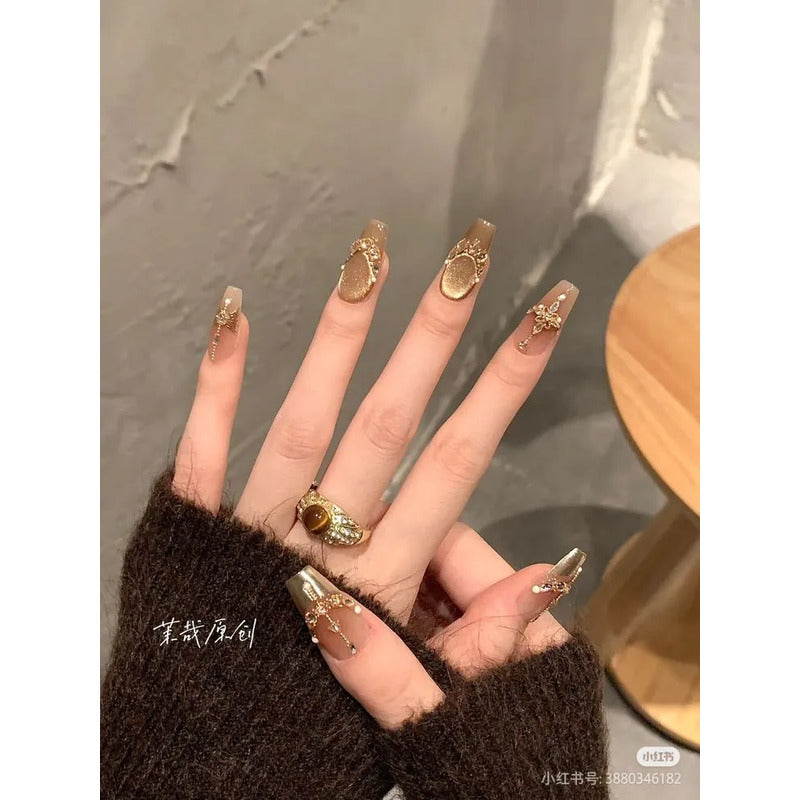 Esmalte Kit Gelish 5 Tonos Pastel Ojo De Gato Tipo Coreano J07 Tan