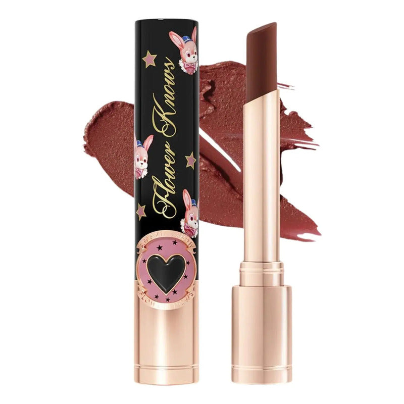 Labial Lipstick Flower Knows Mate Larga Duración Original