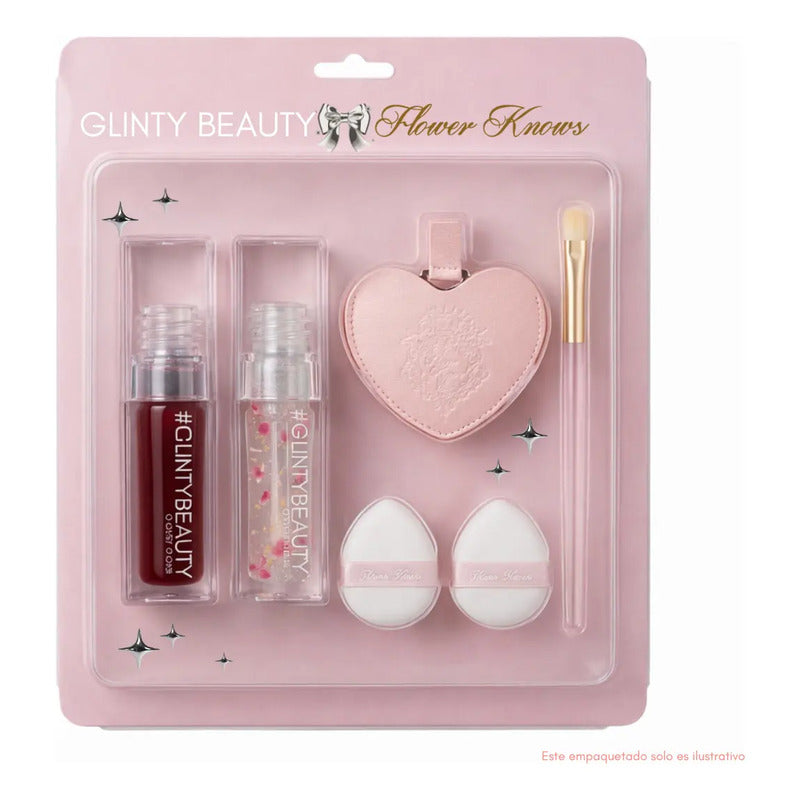 Set Glinty Beauty Flower Knows 2 Lipoil Volumen 3 Accesorios