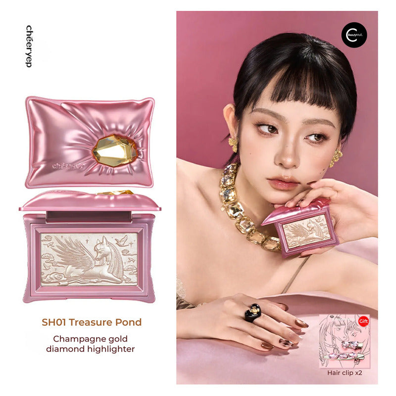 Cheeryep Iluminador Polvo Cbeauty Original Alta Pigmentación Sh01 Treasure Pond