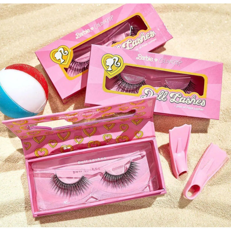 Pestañas Postizas Colourpop Doll Lashes Negras - Falsies 1 Unidad Negro