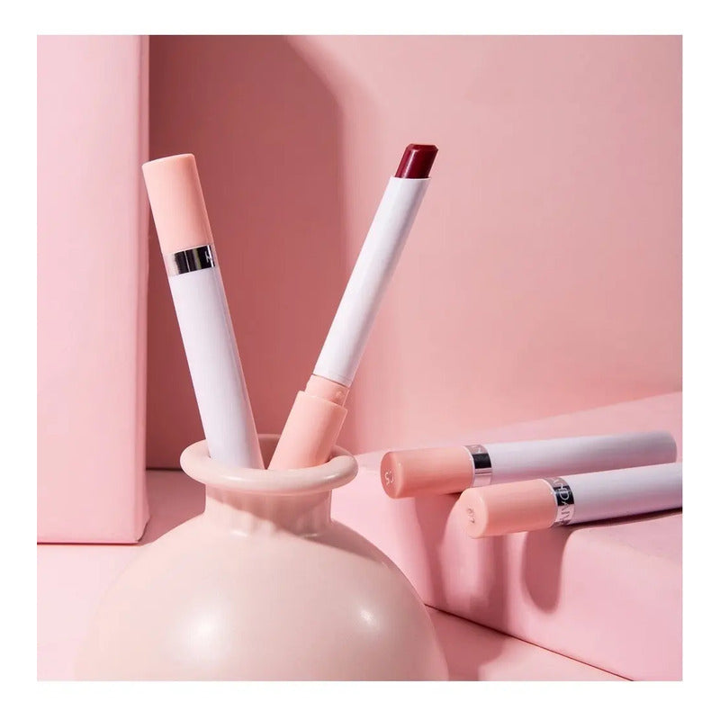 Set Labiales Portables Cajetilla Tintas Rojos Tinta Original