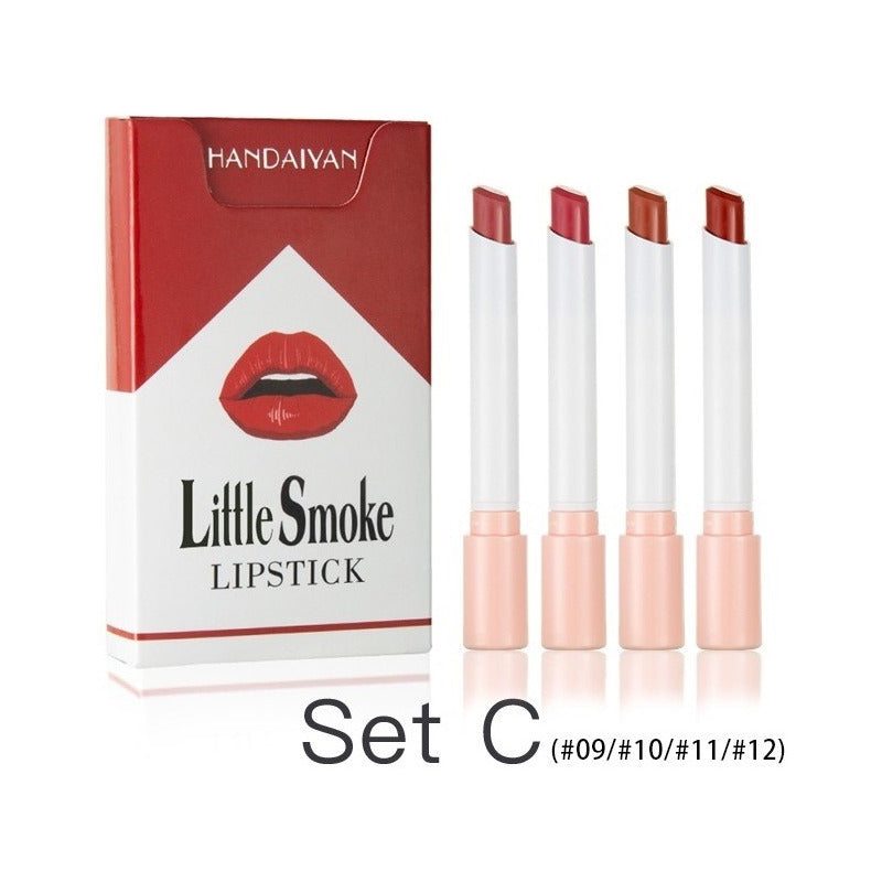 Set Labiales Portables Cajetilla Tintas Rojos Tinta Original