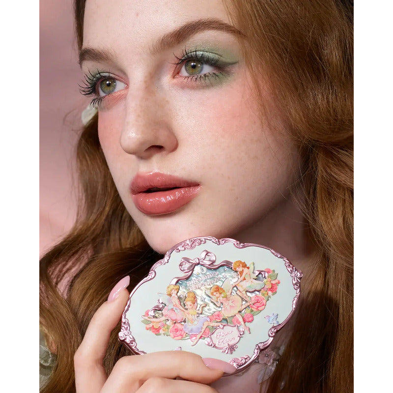 Set Flower Knows Original Kit Maquillaje Asiático Rosa 4 Pzs