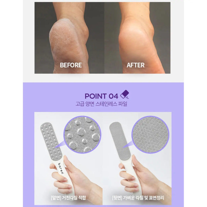 Set Exfoliante Pies Resequedad Suavidad Kit Coreano Original