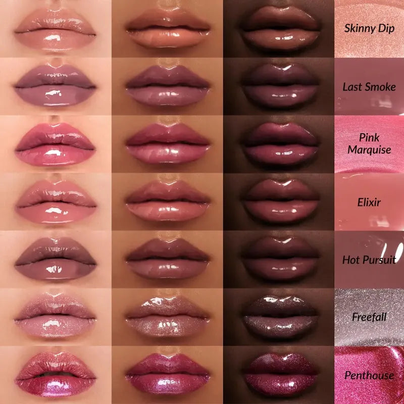 Kaleidos Lip Gloss Labial Brillos Efecto Agua Hidratante Hd