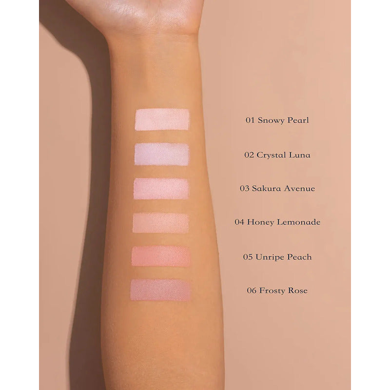 Flower Knows Rubor Blush Polvo Maquillaje Douyin Tono Del Maquillaje 01 Snowy Pearl