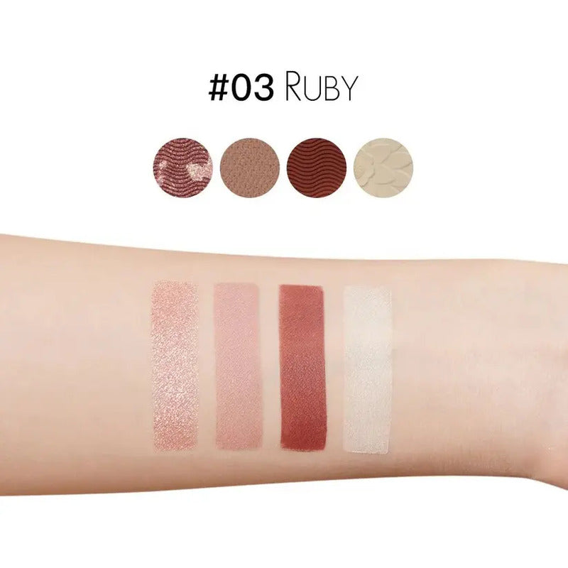 Sombras Nude Maquillaje Zeesea Compacta Original Natural Hd