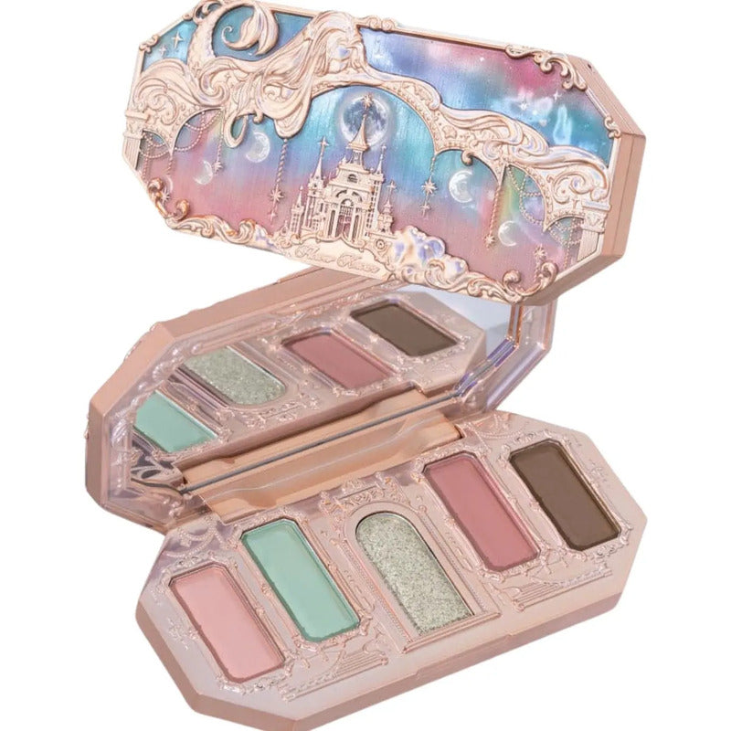 Paleta De Sombras 5 Tonos Flower Knows Nude Original Kawaii