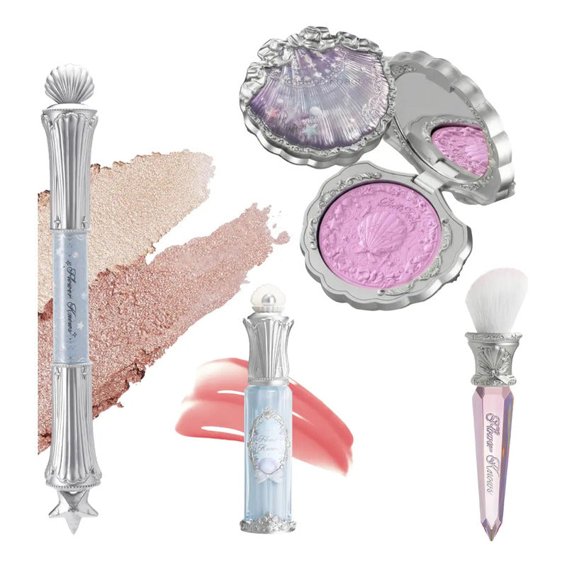 Set De Maquillaje Flower Knows Nueva Colección Original 4 Pz