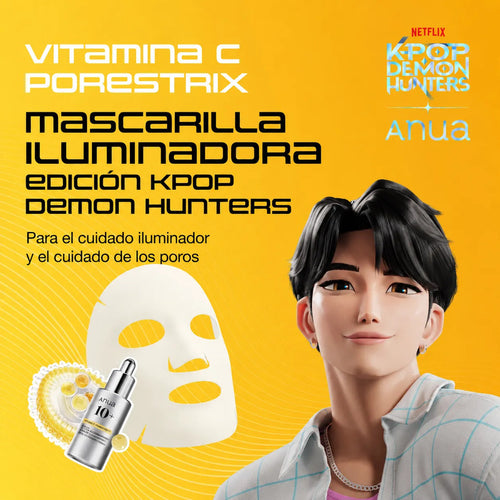 Anua Set Mascarillas Coreanas 5 Pzs Regalo Glass Skin Glowup Seca