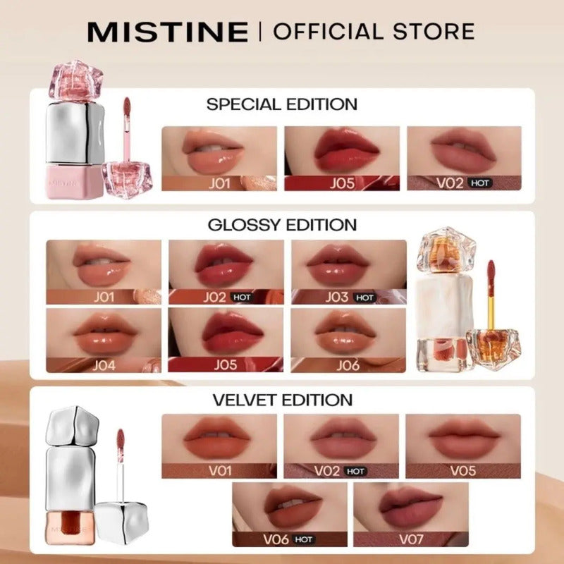 Mistine Tinta De Labios Tailandesa Original Larga Duración