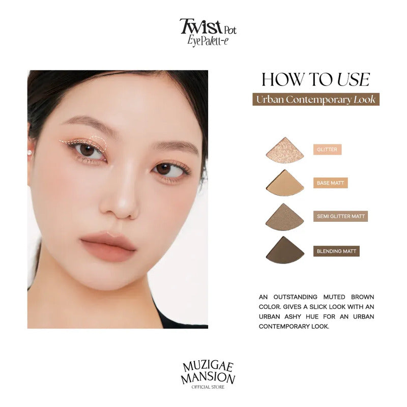 Sombras Ojos Coreana Kidol Original Kpop Edición Especial 03 Mute Brown
