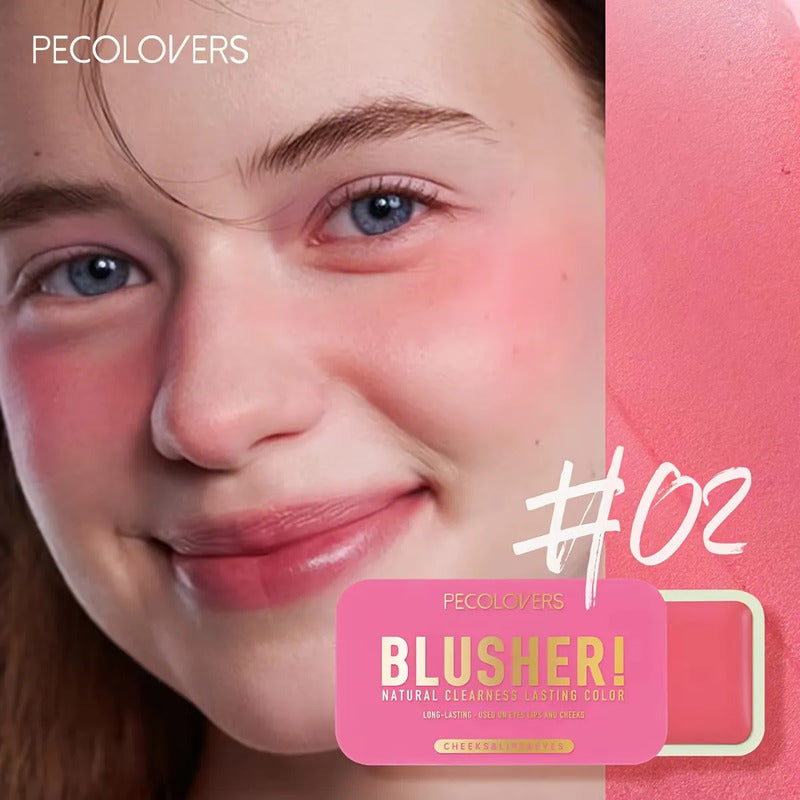 Set Blush 3 Pzs. Rubor Portable 3 Tonos Hidratante Multiusos Set 1 Rojo Rosa Nude