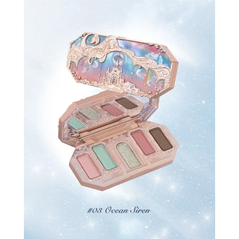 Paleta De Sombras 5 Tonos Flower Knows Nude Original Kawaii