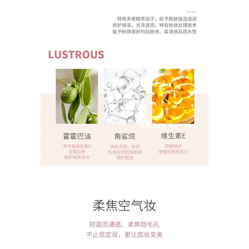 Polvo Facial Compacto Larga Duración Maquillaje Original