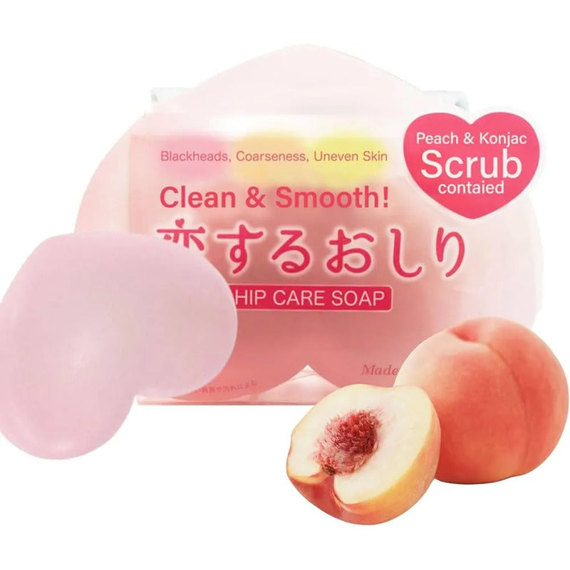 Jabón Exfoliante Japones Glúteos Codos Blanqueado Durazno
