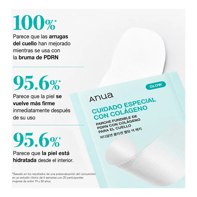 Anua Mascarilla Cuello Pdrn Colágeno Parche Derretido 4 Pzs Madura