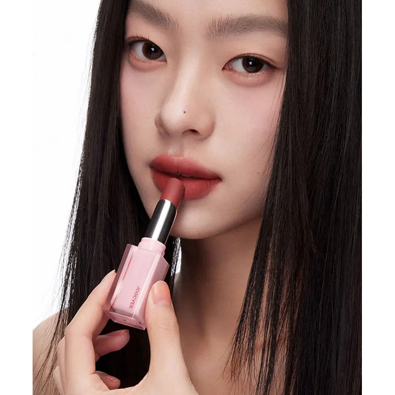 Joocyee Lipstick Labial Coreano Mate Natural Original Vegano