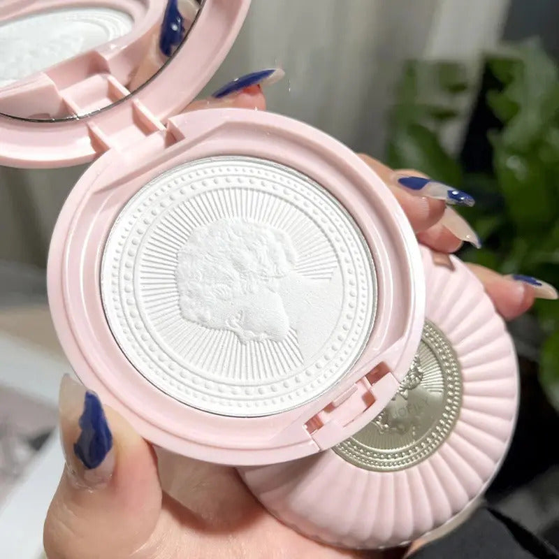 Polvo Facial Compacto Larga Duración Maquillaje Original