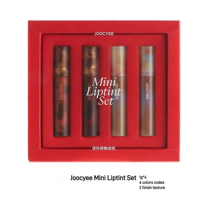 Kit De Tintas Mini 4 Pzs Cbeauty Original Maquillaje Labios