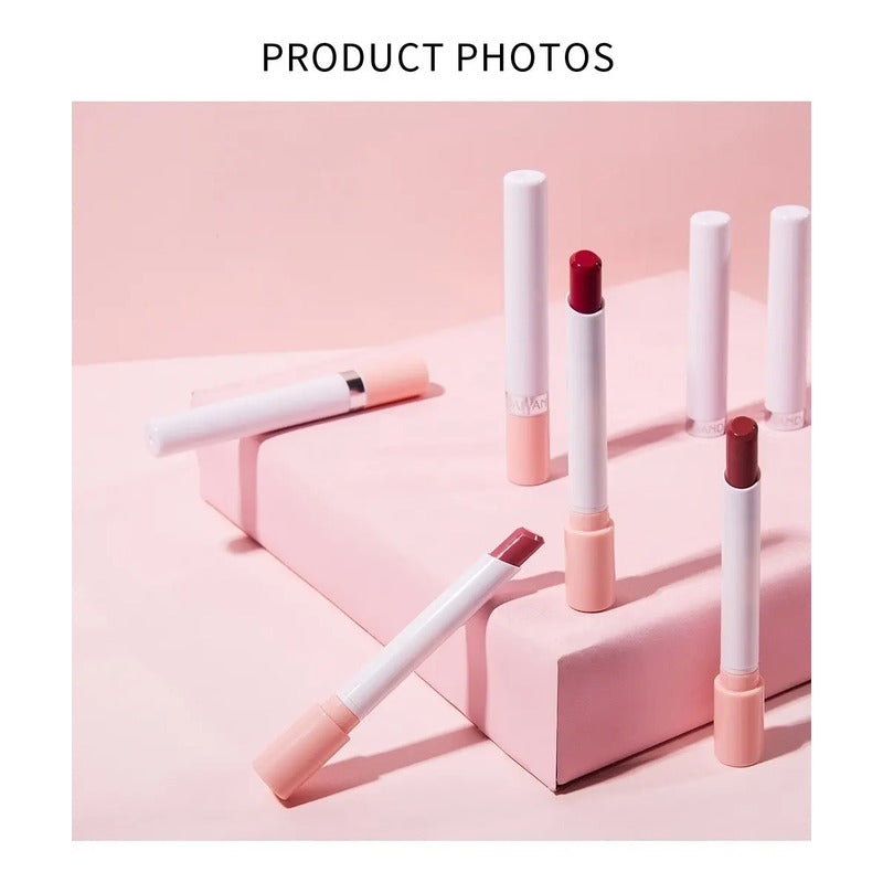 Set Labiales Portables Cajetilla Tintas Rojos Tinta Original