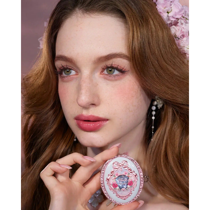 Set Flower Knows Original Kit Maquillaje Asiático Rosa 4 Pzs