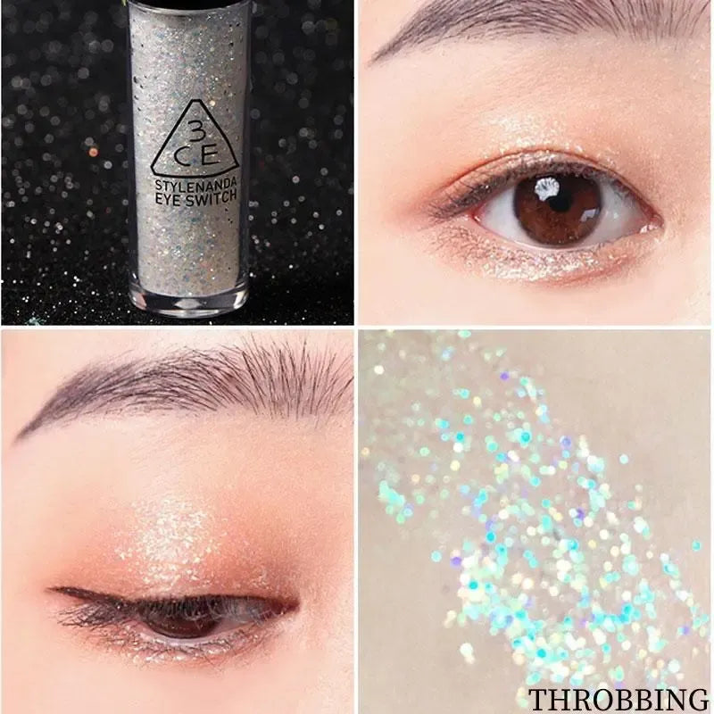 Maquillaje Coreano Glitter Para Ojos Delineador Original