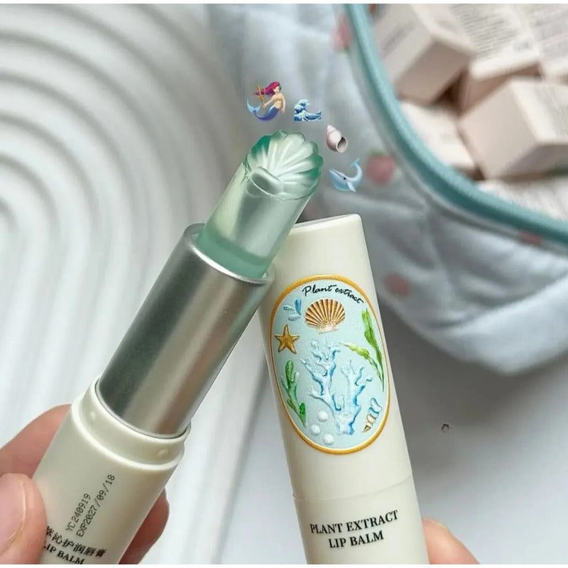 Bálsamo Labial Coreano Hidratante Edición Sirena Original