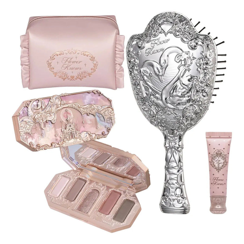 Set Flower Knows Original Kit Maquillaje Douyin Básico 4 Pzs
