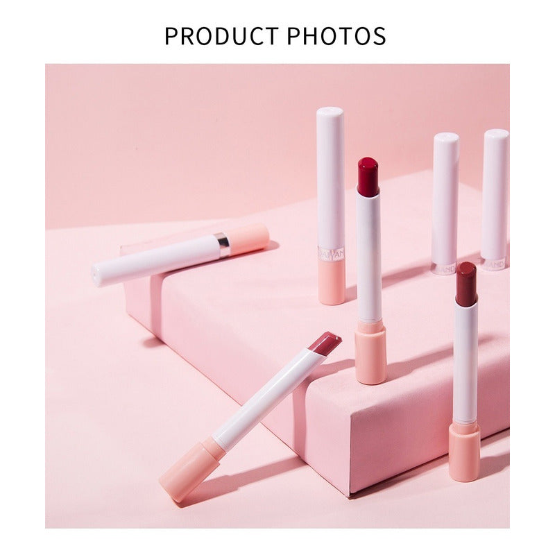 Set Labiales Portables Cajetilla Tintas Rojos Tinta Original