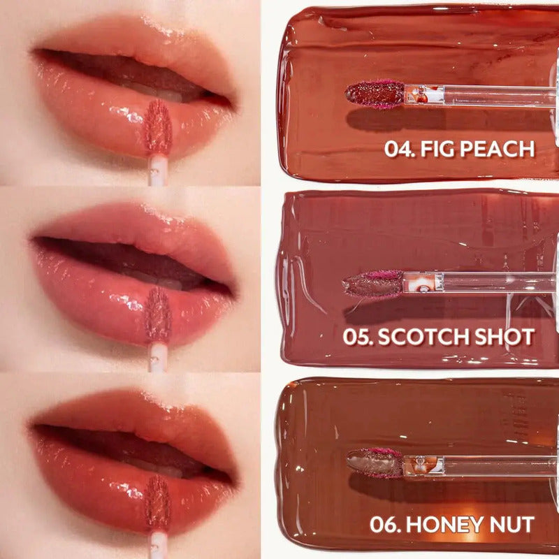 Set Maquillaje Labios Tirtir Tinta+ Gloss Coreano Glinty 2pz