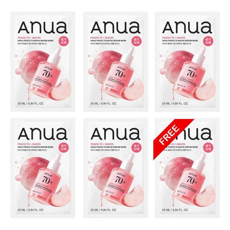 Anua Set Mascarillas Coreanas 5 Pzs Regalo Glass Skin Glowup Normal