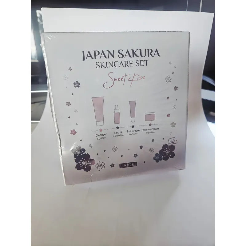 Set Skincare Japones 4 Pzs Cuidado De La Piel Sakura Sweet Kiss Laikou Rutina Basica