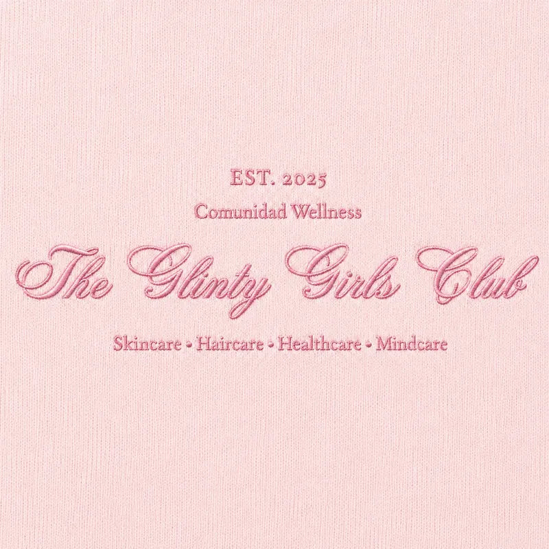 Set Lip Oil Glossy + Gorra Tejida Algodón Glinty Girl Club Rosa Unitalla