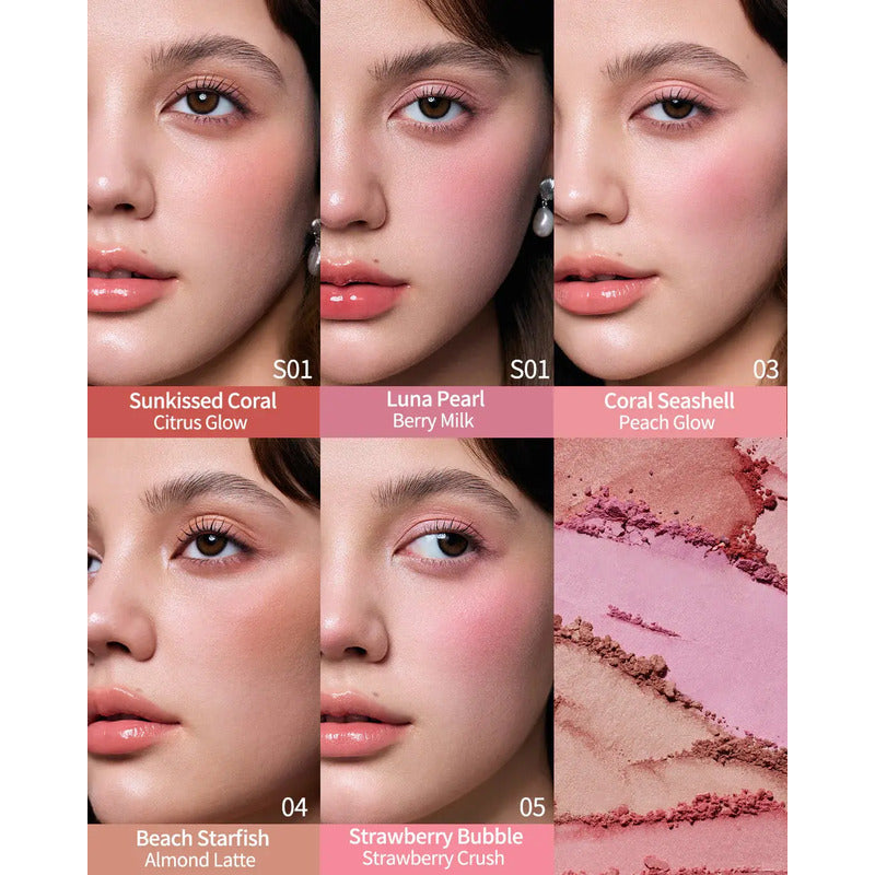 Set De Maquillaje Flower Knows Nueva Colección Original 4 Pz