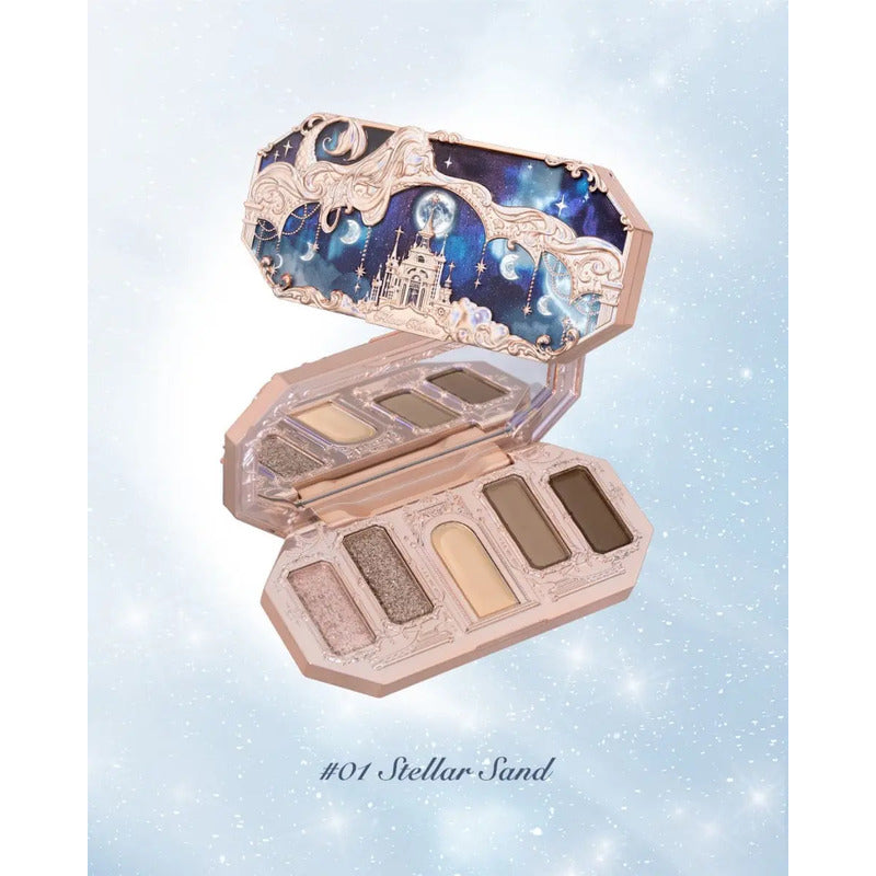Paleta De Sombras 5 Tonos Flower Knows Nude Original Kawaii