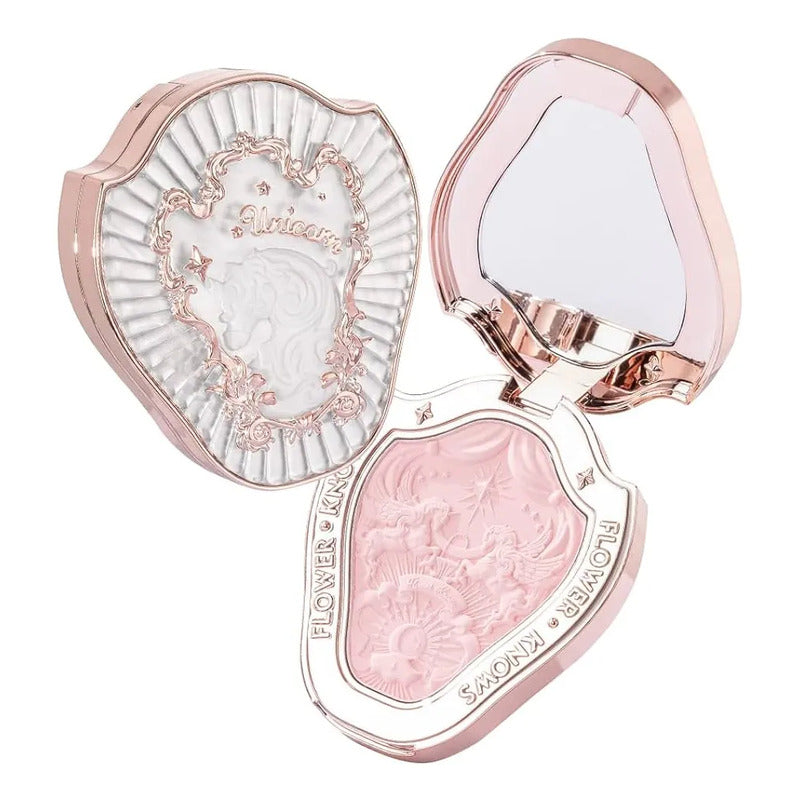 Flower Knows Rubor Blush Polvo Maquillaje Douyin Tono Del Maquillaje 01 Snowy Pearl