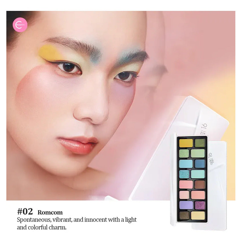 Sombras De Ojos 16 Tonos Edición Limitada Futuristica