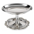 Copa De Acero Inox Irrompible Vintage Con Plato Para Postre Plateado