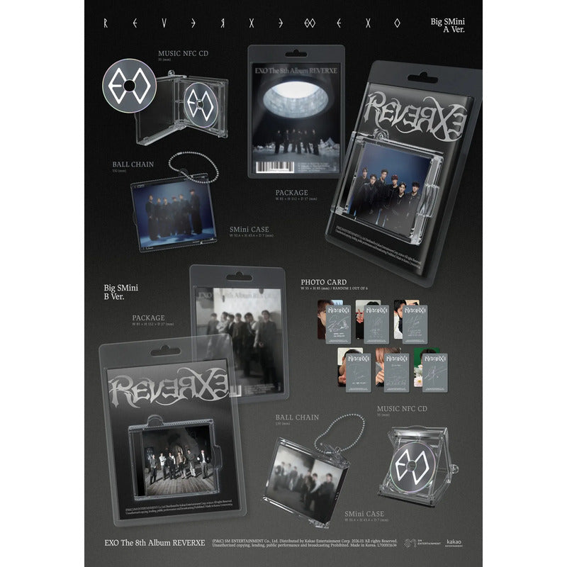 Exo Kpop Mini Albúm Original Directo De Corea Kakao Ent Exo 8th Album [reverxe] Mini